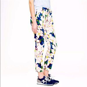 J.Crew Drawstring Pant in Cove Floral, size 2